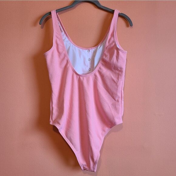 Zaful Pink One Piece Swimsuit - Picture 2 of 7